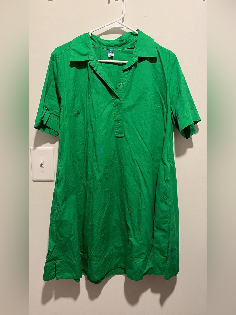 Old Navy Green Mini Polo Dress